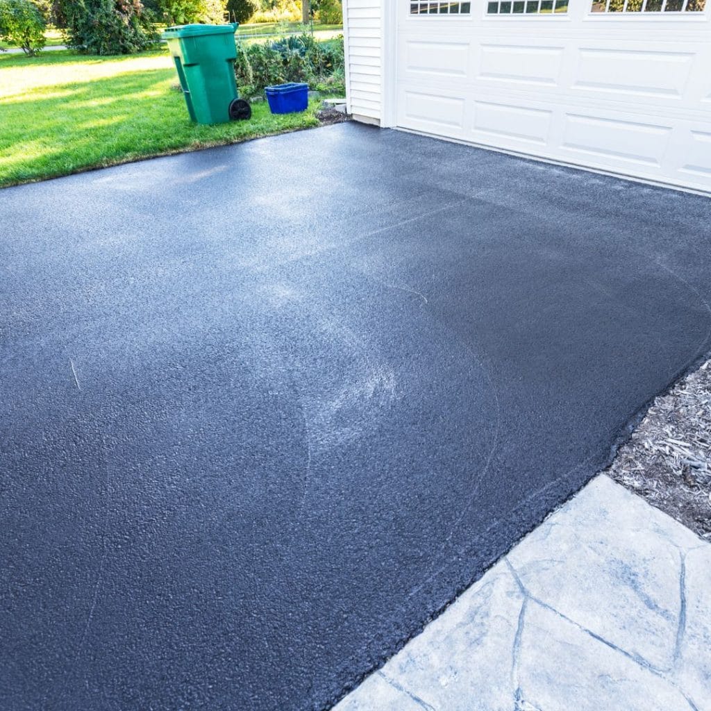 Asphalt driveway