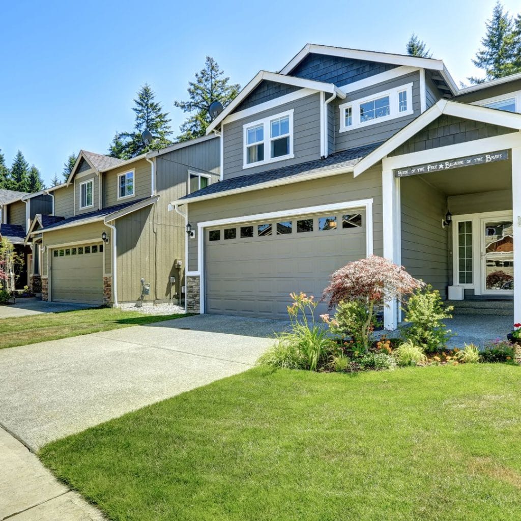 Concrete driveway