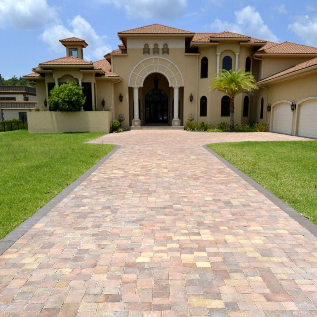 Driveway with pavers